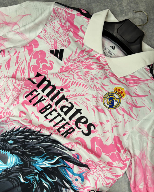 Limited Edition Real Madrid Dragon Jersey 🐉(With Shorts)