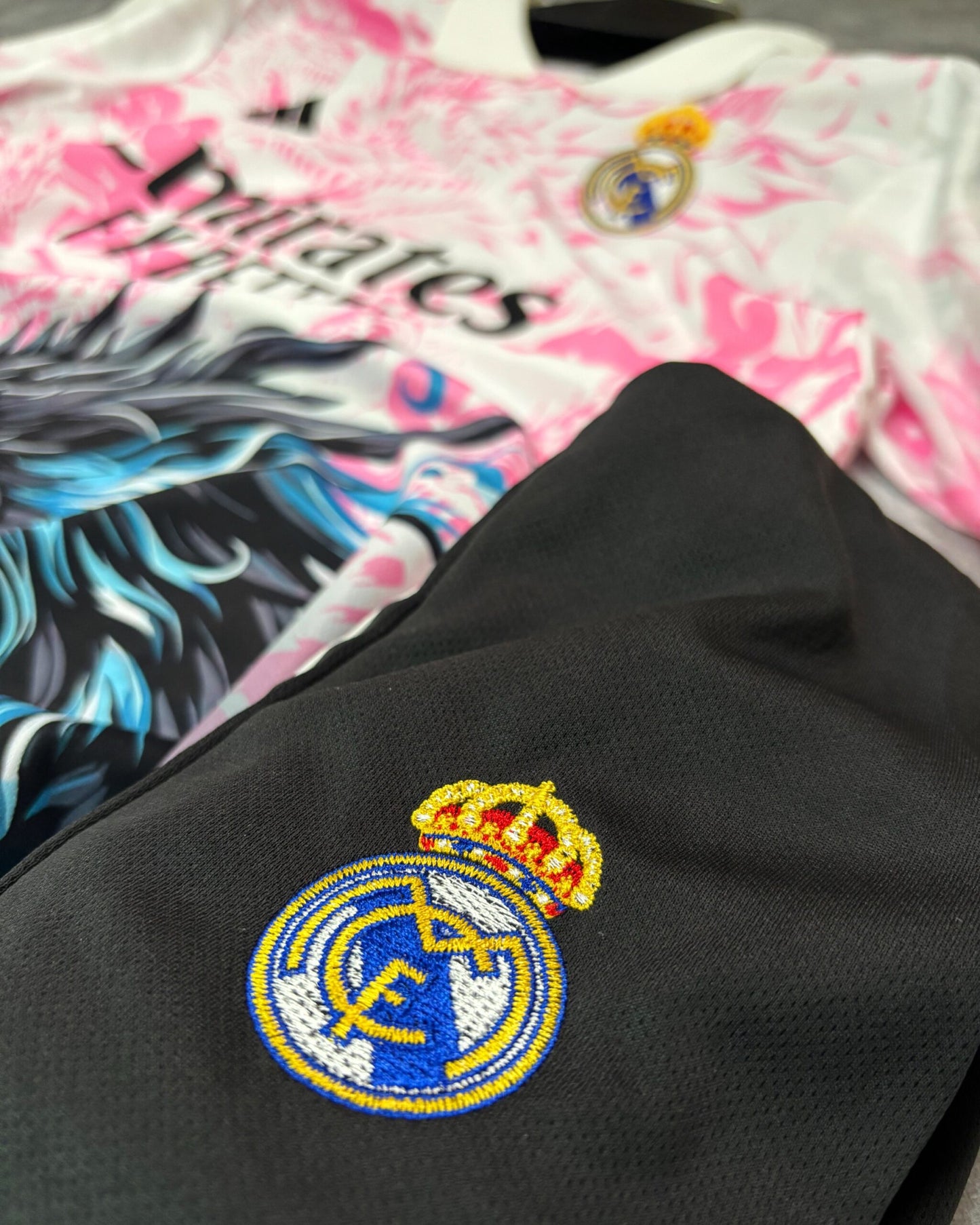 Limited Edition Real Madrid Dragon Jersey 🐉(With Shorts)