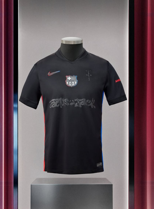 FC Barcelona x Travis Scott Away Jersey 🐐🔥(With Shorts)