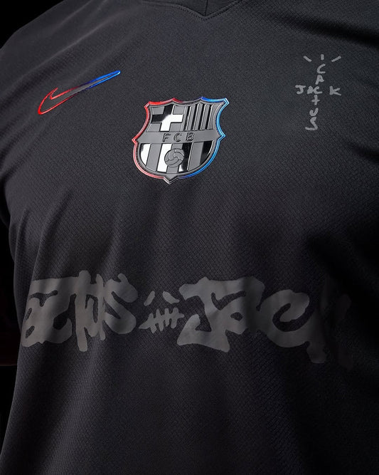 FC Barcelona x Travis Scott Away Jersey 🐐🔥(With Shorts)